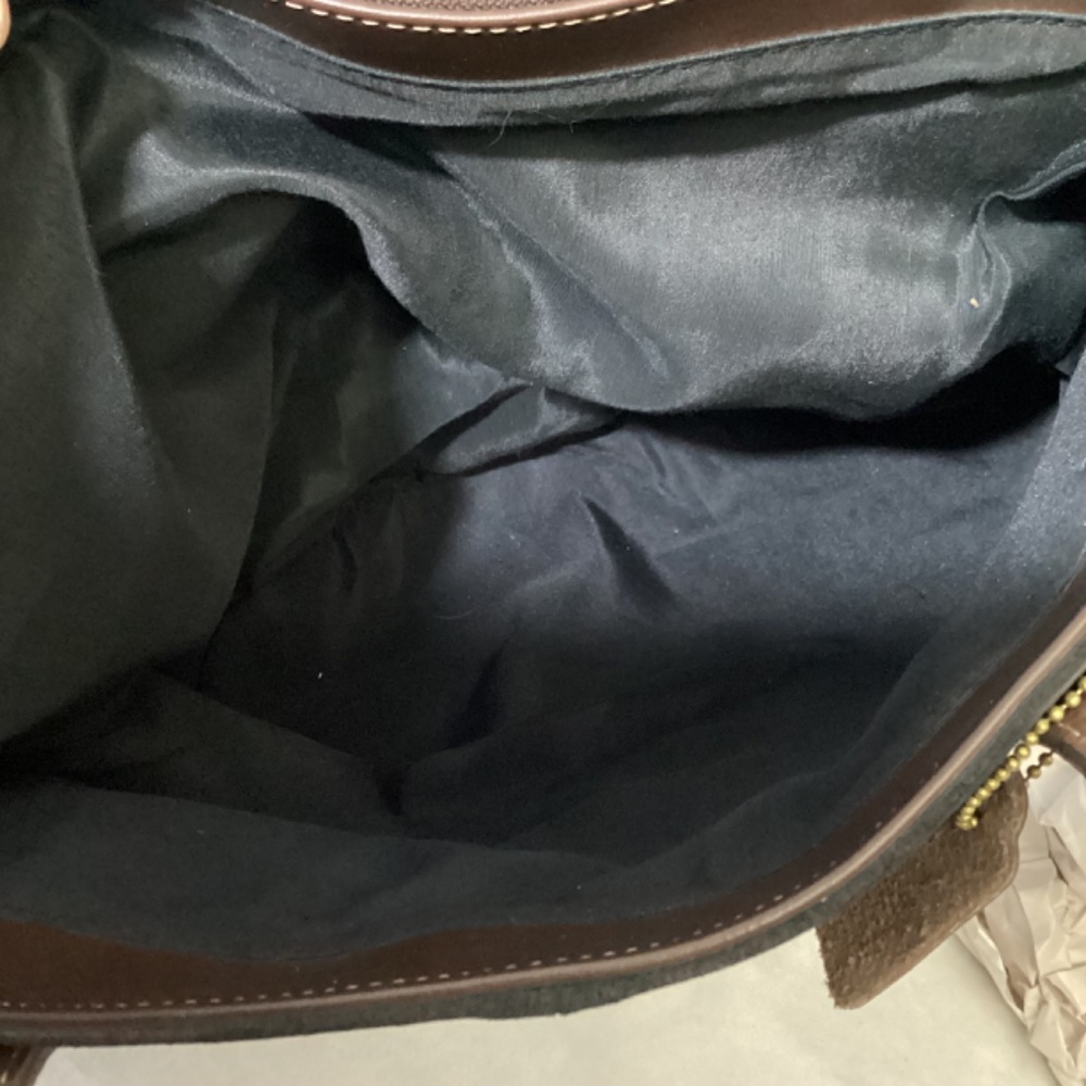 Coldwater Canyon Genuine Suede Leather XL Tote - Picture 12 of 13